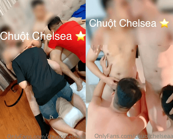 Gay Viet group sex